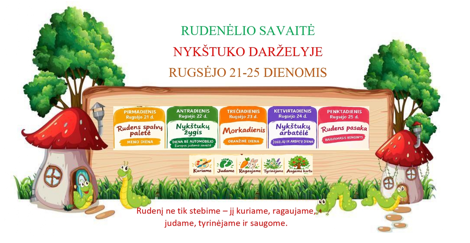 Rudenėlio savaitė darželyje Nykštukas